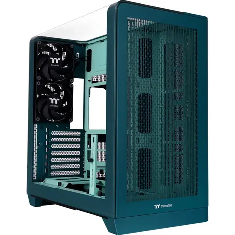 Thermaltake View 390 Air modro-zelená / ATX / 2x USB-A 3.0 / 1x USB-C / 2x120mm / bez zdroje / průhledná bočnice
