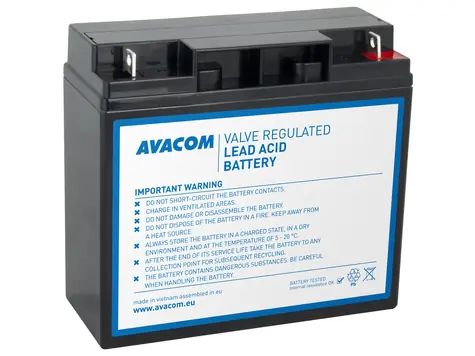 Avacom AVA-RBP01-12180-KIT / Náhradní baterie pro UPS / 12V / 18Ah / VRLA HR / CyberPower