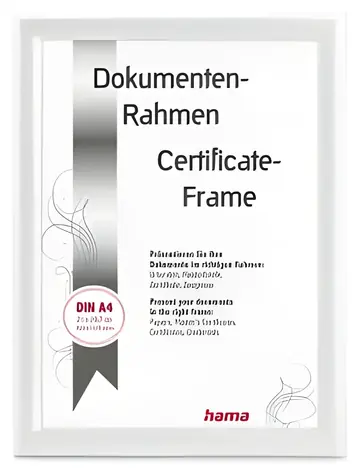 Hama Swing bílá / Rámeček / DIN A4 21x29,7 cm / polystyren
