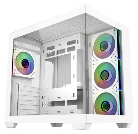 Cooler Master Elite 681 bílá / PC skříň / Midi Tower / ATX / 270° tvrzené sklo / ARGB / USB-C 20 Gb/s