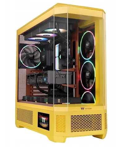 Thermaltake View 600 TG Butter Caramel žlutá / PC skříň / Big Tower / E-ATX / Tempered Glass