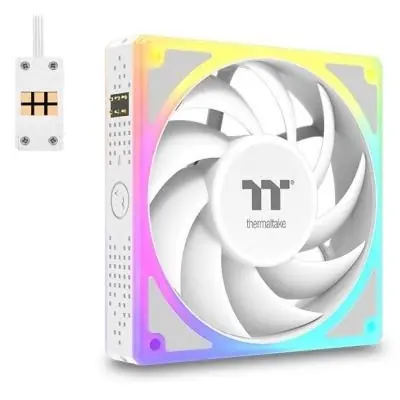 Thermaltake TOUGHFAN EX 140 ARGB Sync bílá / Ventilátor / Hydraulic Bearing / 140mm / 30.7dB / 500–2000rpm / 3ks
