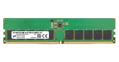 Micron 16GB (1x16GB) 5600 MHz / DDR5 / 1Rx8 / UDIMM / CL46 / ECC
