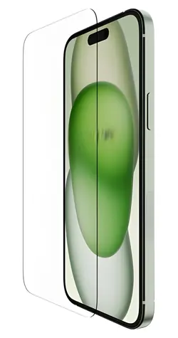Belkin ScreenForce TemperedGlass iPhone 15 Plus, 14 Pro Max / Ochranné sklo / Antibakteriální úprava