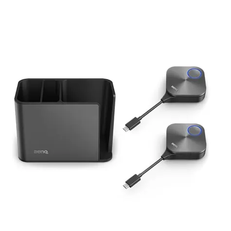 BenQ InstaShare TZY61 černá / Bezdrátový prezentér / 2× tlačítko / 1× základna