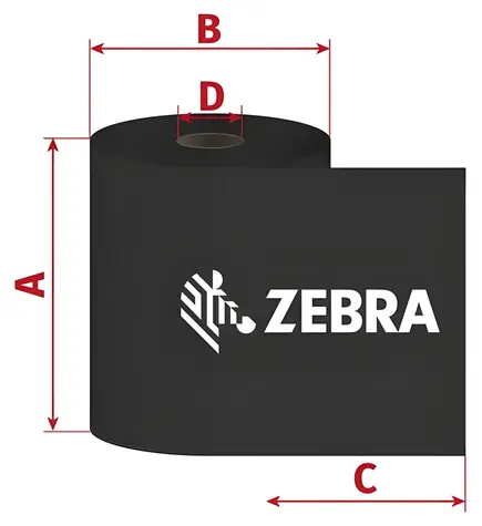 ZEBRA ZipShip 2100 TTR páska (12ks) / Wax / 220mm / 450m / 1