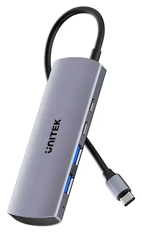 Unitek H1112DGY01 / USB hub / USB-C / 2× USB-A + 2× USB-C / 10 Gbps