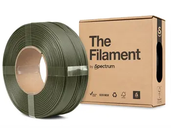 Spectrum The Filament ReFill PLA Matte armádní zelená / Tisková struna / 1.75 mm / 1 kg