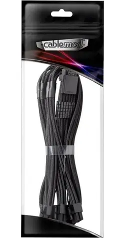 CableMod PRO ModMesh C-Series 12V-2x6 černá / PCIe napájecí kabel / 16-pin na 3× 8-pin / Corsair Type 3 & 4 / 60 cm