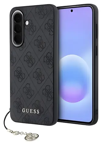 Guess 4G Charm černá / Zadní kryt / Samsung Galaxy A57