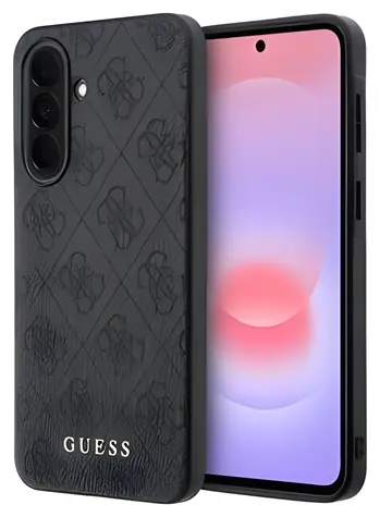 Guess PU 4G Metal Logo pro Samsung Galaxy A37 šedá / Zadní kryt / PU koženka / 4G monogram / kovové logo