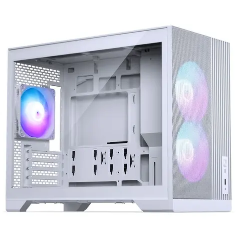 Phanteks XT M3 bílá / Micro-ATX / RGB / 3x 120mm / bez zdroje / průhledná bočnice