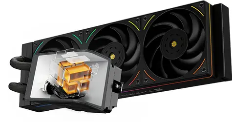 Thermalright Wonder Vision 360 UB černá / AIO vodní chladič CPU / 360mm / ARGB / 6,67