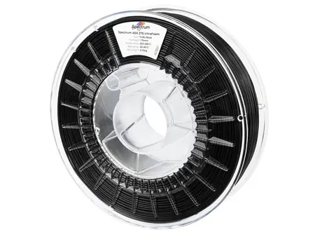 Spectrum LW-ASA UltraFoam traffic black / Tisková struna / 1,75 mm / 0,75 kg