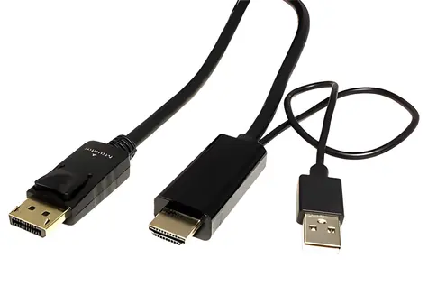 Roline HDMI na DisplayPort 3 m / Kabel / HDMI A(M) - DP(M) / 4K / 60 Hz