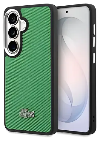 Lacoste Petit Pique Metal Logo Magnetic Estragon Green / Zadní kryt / Samsung Galaxy S26