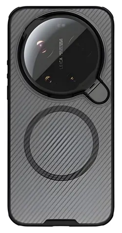 Nillkin CamShield Prop Magnetic průhledná čočka, průhledná černá / Zadní kryt / Xiaomi 17 Ultra
