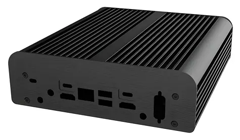 Akasa Newton TN UCFF černá / Mini ITX / hliník / OEM / bez ventilátoru