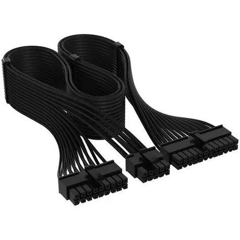 Corsair Premium Sleeved 24-Pin ATX kabel černá / pro modulární zdroje / Type 4 / 610 mm