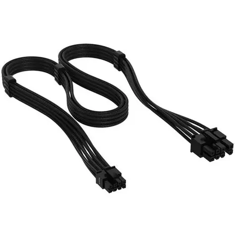 Corsair Premium Sleeved PCIe Single kabel (Typ 5) černá / 1xPCIe 6+2pin