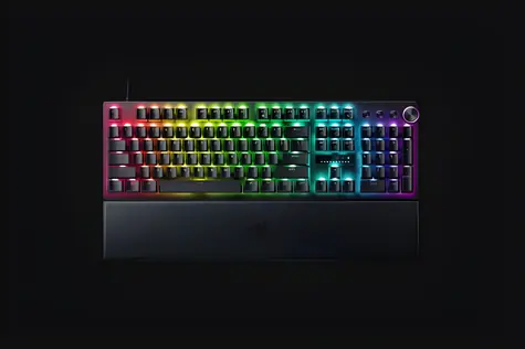 Razer Huntsman V3 Pro černá / Herní klávesnice / opticko-analogová / RGB / USB / DE Layout