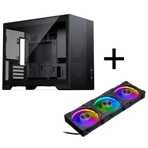 PHANTEKS XT M3 černá / PC skříň / Micro-ATX / + 3× ventilátor D30 PWM D-RGB 120 mm