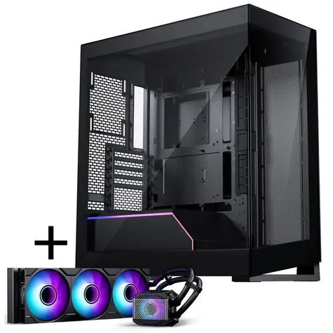 PHANTEKS NV5 MK2 + Glacier One 360M25 Gen2 černá / Sada / PC skříň E-ATX + AiO vodní chladič 360mm / DRGB