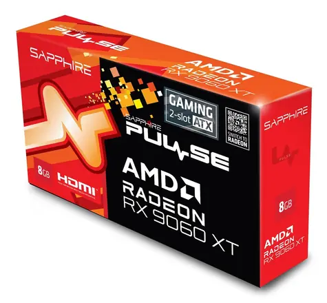 Sapphire Radeon RX 9060 XT Pulse Gaming 8GB / Grafická karta / 8GB GDDR6