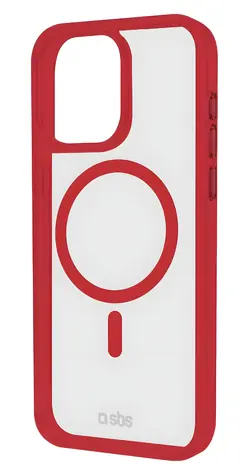 SBS Mag Frame červená / Kryt / MagSafe / iPhone 16 Pro Max
