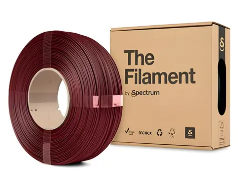 The Filament ReFill PETG CF červená / Filament / 1.75 mm / 1 kg / 230-255 °C