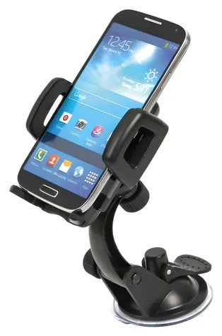 Omega Car Holder / Držák do auta pro smartphone / Univerzální / Přísavka a pogumované čelisti
