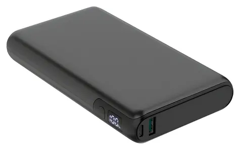 PLATINET PMPB30DL301B černá / powerbanka / 30 000 mAh / Power Delivery 100W / 2x USB-C / USB-A / displej