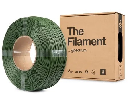 Spectrum The Filament ReFill ASA CF zelená / Tisková struna / 1.75 mm / 1 kg