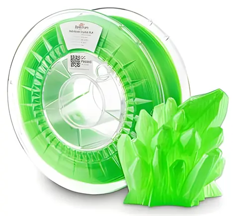 Spectrum PLA Crystal Neon Green / Filament / PLA / 1.75 mm / 1 kg