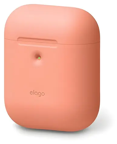 Elago Silicone Case broskvová / Pouzdro / AirPods (2. generace) / silikon