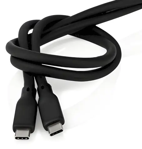 Nedis černá / Kabel USB-C / USB-C - USB-C / 240 W / 20 Gbps / 1 m