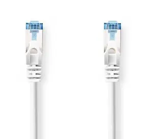 Nedis CAT6a S/FTP bílá / Síťový kabel / RJ45 / 20 m / Snagless / LSZH