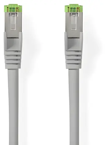 Nedis Cat 8.1 šedá / Patch kabel / S/FTP / RJ45 - RJ45 / 15 m / LSZH