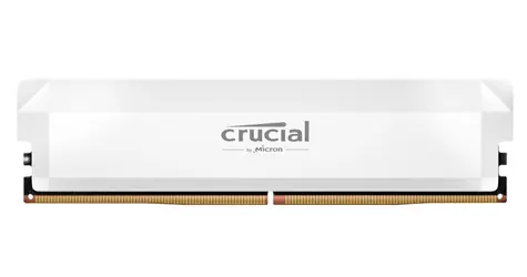 Crucial Pro OC Edition 16GB (1x16GB) 6400 MHz bílá / DDR5 / DIMM / CL38