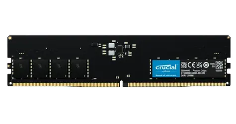 Crucial 32GB (1x32GB) DDR5 5600MHz / Operační paměť / UDIMM / CL46 / TRAY