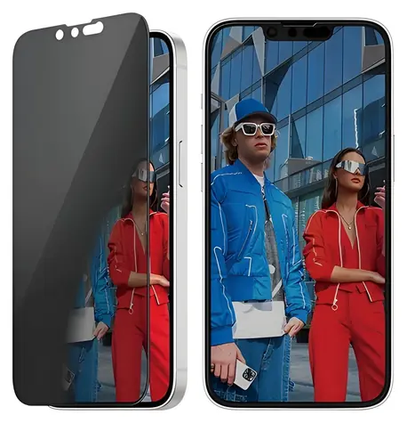 PanzerGlass UWF Privacy černá / Ochranné sklo / Apple iPhone 16e/14/13/13 Pro / Temperované sklo / 0,66 mm