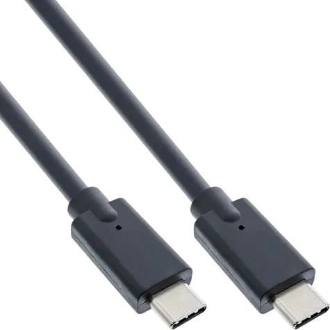 InLine USB-C (M) - USB-C (M) černá / Kabel / USB 3.2 Gen 2 / 20 Gbps / 2 m