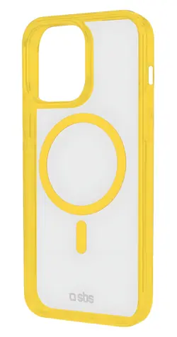SBS Mag Frame žlutá / Kryt / MagSafe / iPhone 16 Pro Max