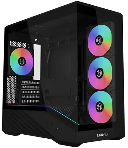 Lian Li VECTOR V100 MINI černá / PC skříň / Micro-ATX / Tempered Glass
