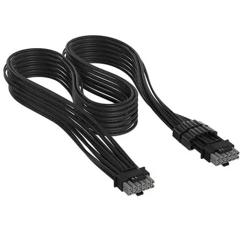 Corsair Premium Sleeved černá / Napájecí kabel / 12V-2x6 na 12V-2x6 / Universal / textilní opletení