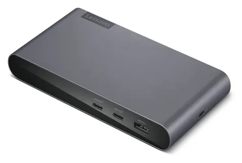 Lenovo USB-C Dock / Dokovací stanice / HDMI / DisplayPort / 3x USB-A + 2x USB-C 3.2 Gen2 / šedá