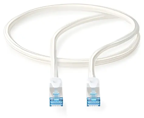 Nedis SFTP CAT6A 5m stříbrná / Patch kabel / RJ45-RJ45 / Snagless