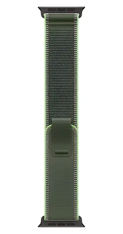 Apple Watch 49mm zelená, neonová / Trailový tah řemínek M-L