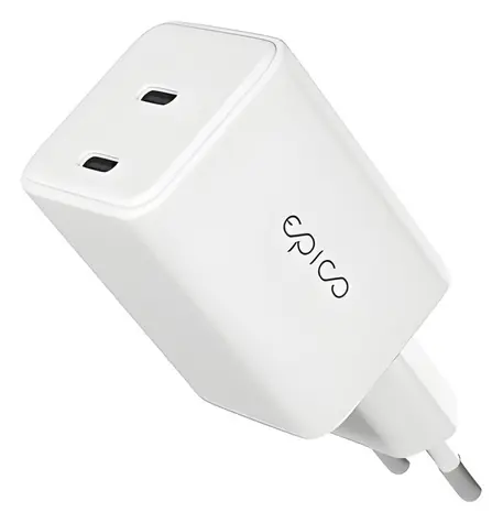 Epico UltraBoost EA45 GaN bílá / Síťový adaptér / 45 W / USB-C