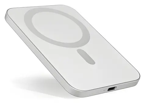 Epico UltraPack EM31 stříbrná / Bezdrátová powerbanka / 3000 mAh / Slim / MagSafe / USB-C / 10W